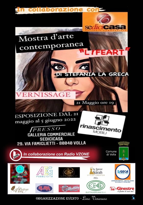 Volla. Dal 21 maggio la mostra di pittura di Stefania La Greca al centro commerciale Sedici Casa