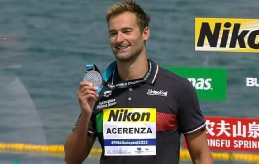 Nuoto. Mondiali Budapest,  Domenico Acerenza, lucano della Canottieri Napoli,  dietro al fenomeno Paltrinieri: è vicecampione del mondo!