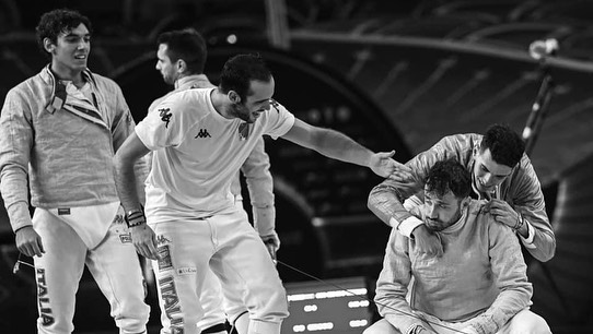 Mondiali scherma Il Cairo22. Medaglia di bronzo  per il napoletano Luca Curatoli con la squadra della sciabola