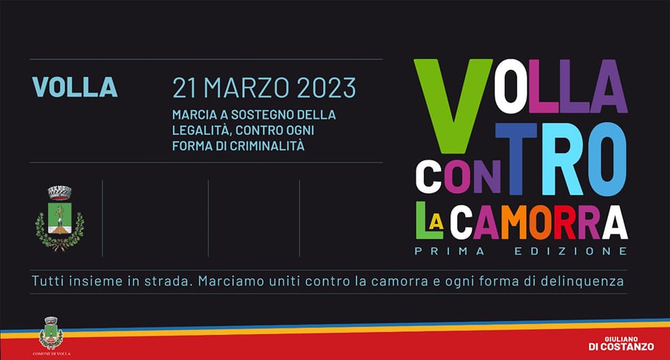 “Volla contro la camorra”,  21 marzo l’amministrazione comunale invita la comunità a scendere in piazza