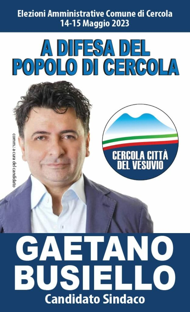 Cercola.  Elezioni, Gaetano Busiello: “Basta processioni al bar, i dipendenti comunali stiano in ufficio “