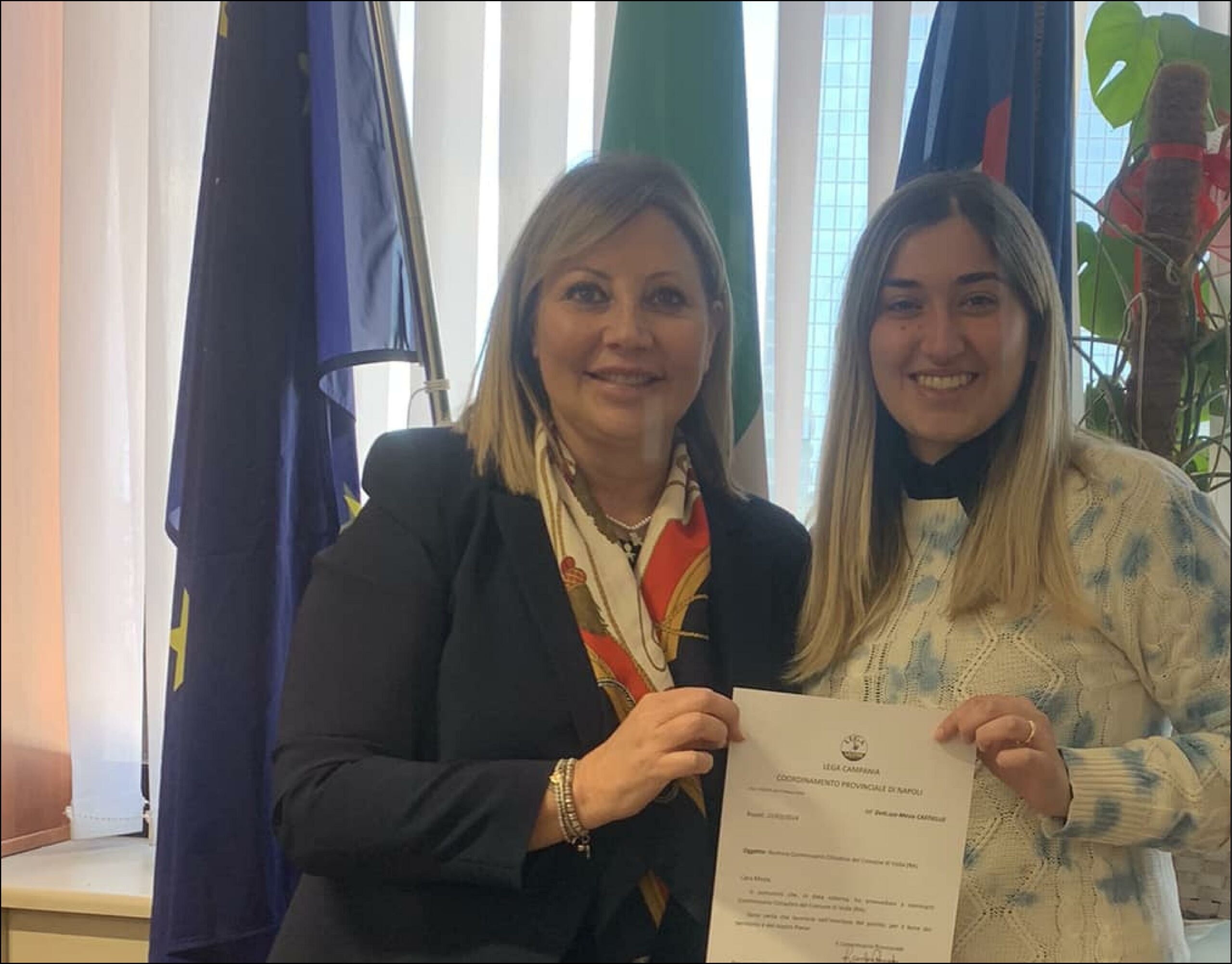 Volla. Mesia Castiello è il nuovo coordinatore cittadino della Lega. “In campo per la tutela delle fasce fragili e per la legalità al comune”, il commento della giovane salviniana