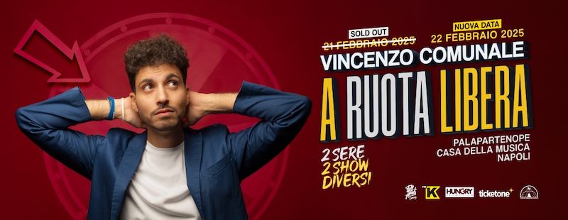 Vincenzo Comunale dal 15 gennaio nel cast di Zelig. Lo stand-up comedian debutta con uno nuovo spettacolo a Napoli,  doppia data già da record e tour nazionale.