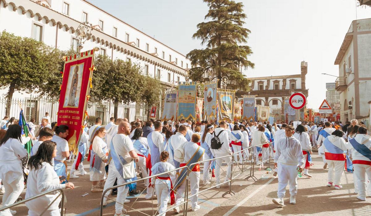Sant’Anastasia. Pellegrinaggio dei fujenti al Santuario della Madonna dell’Arco: ecco le disposizione del comune