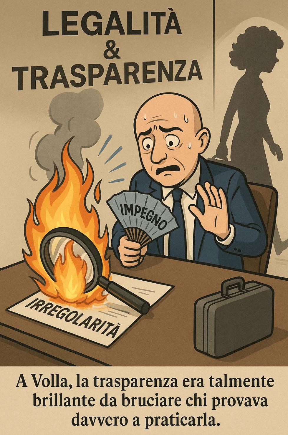 ‘Volla – Una Poltrona Per 6’. “Grande notaio”, scivolone di Ivan Aprea che mette in imbarazzo il dottor Zampaglione reduce dal comizio del centrodestra.  Discussioni sulla reale identità  del controverso account facebook