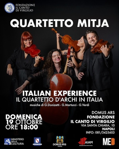 Napoli.  Pink Floyd Jazz Experience e Italian Experience con il Quartetto Mitja sono i prossimi appuntamenti di “TUTTA UN’ALTRA MUSICA”