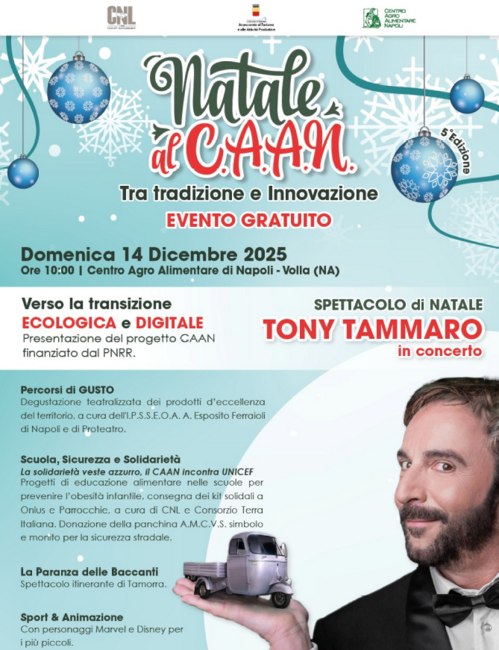Volla. Natale al CAAN, tutto pronto per la V^ edizione – domenica 14 dicembre