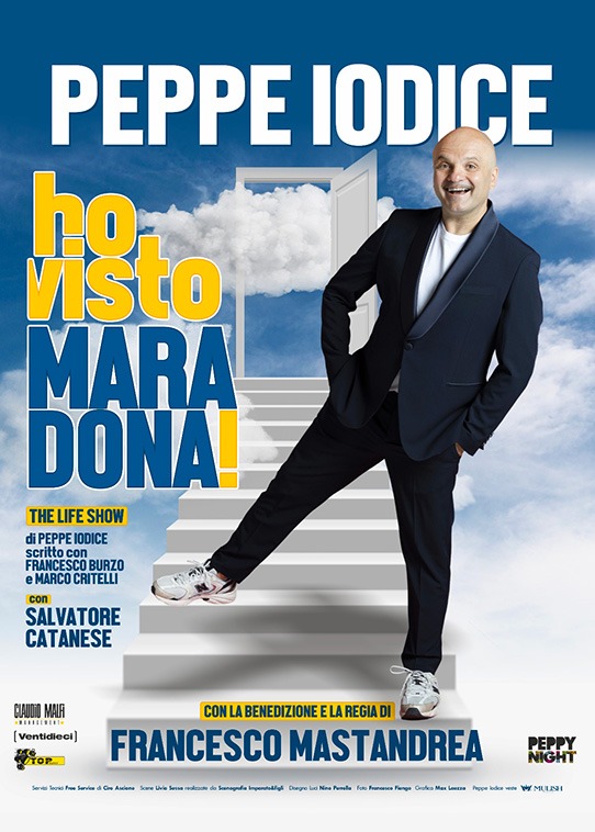 Torna al Teatro Cilea Peppe Iodice con “Ho visto Maradona”, uno spettacolo comico e soprannaturale che rivela le verità nascoste della città di Napoli