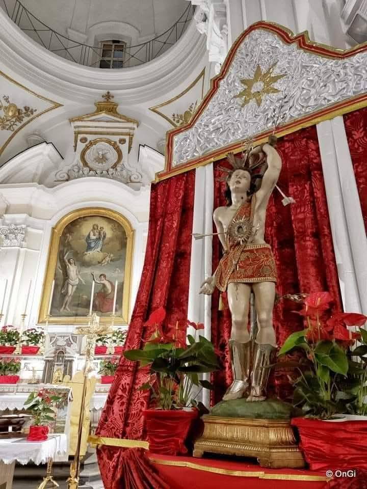 San Sebastiano al Vesuvio. Festa del Santo patrono, alle 12,00 messa presieduta da  Don Gennaro Matino. Alle 19,00 al via la ‘Sagra della Polenta