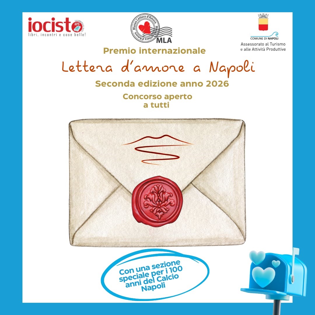 L’Amore per Napoli e per il Napoli: al via la II edizione del premio letterario Lettera d’amore